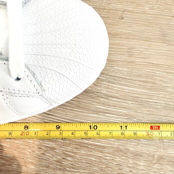 NWOT Adidas Pro Model Superstar High Top Sneaker Shoes White Black 6.5 M / 8 W - Picture 10 of 10